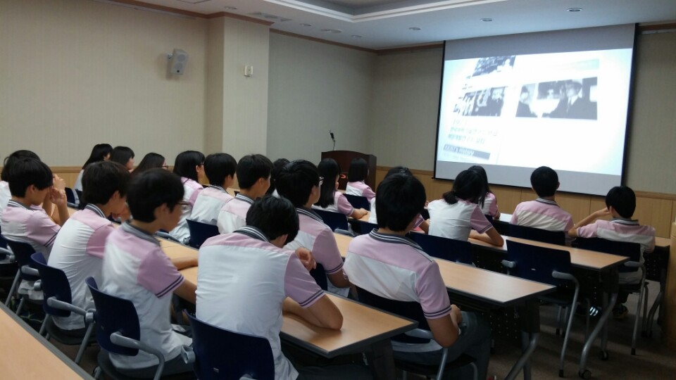 남해연 교육기부(진로탐색교육) - 옥포성지중학교